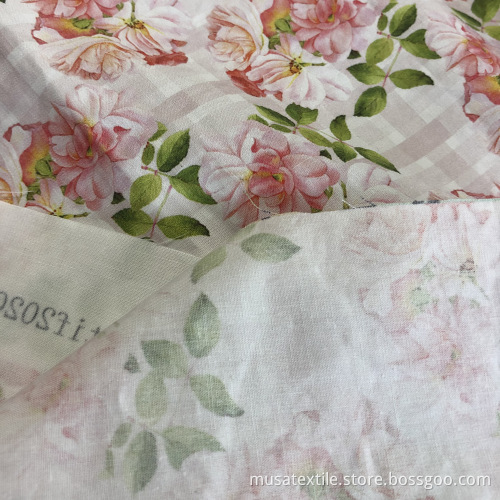 Organic Woven 100% Cotton Rugs Poplin Fabric
